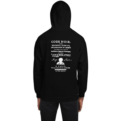 Sweat à capuche "Code noir" – Karib Atitid