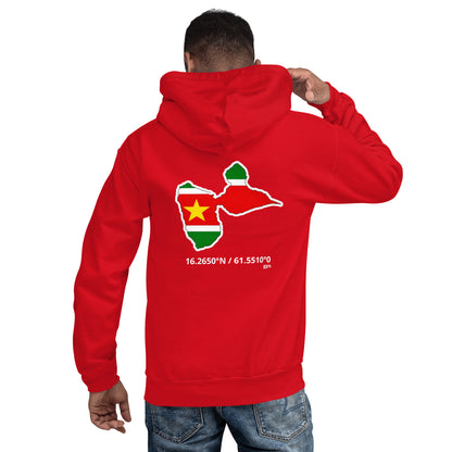 Sweat à capuche Localisation Guadeloupe – Karib Atitid
